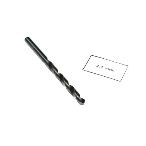 Wiertło spiralne precyzyjne 1,10 mm. DIN338. Mikrowiertło do metalu. HSS. Wiertło spiralne precyzyjne 1,10 mm. DIN338. Mikrowiertło do metalu. HSS.