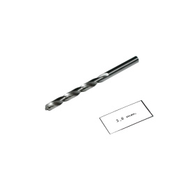 Wiertło spiralne precyzyjne 1,80 mm. DIN338. Mikrowiertło do metalu. HSS.