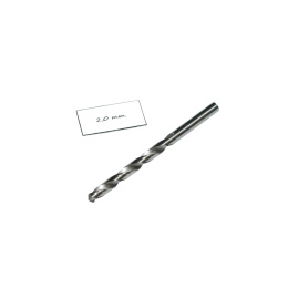 Wiertło spiralne precyzyjne 2,00 mm. DIN338. Mikrowiertło do metalu. HSS.