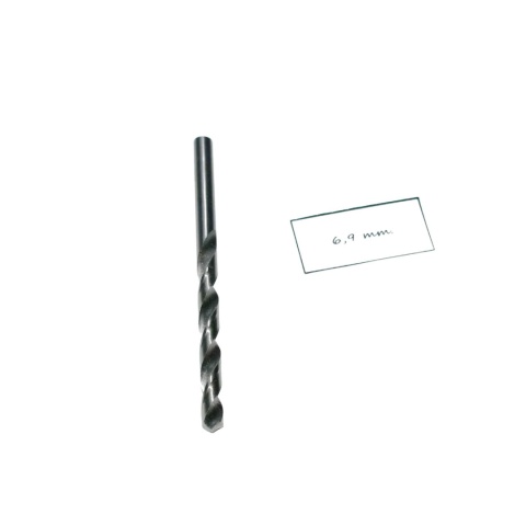 Wiertło spiralne walcowe 6,90 mm. DIN338. HSS. Do metalu, drewna i plastiku Wiertło spiralne walcowe 6,90 mm. DIN338. HSS. Do metalu, drewna i plastiku