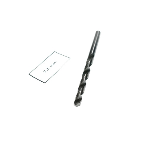 Wiertło spiralne walcowe 7,10 mm. DIN338. HSS. Do metalu, drewna i plastiku Wiertło spiralne walcowe 7,10 mm. DIN338. HSS. Do metalu, drewna i plastiku