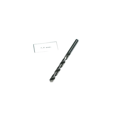 Wiertło spiralne walcowe 7,90 mm. DIN338. HSS. Do metalu, drewna i plastiku Wiertło spiralne walcowe 7,90 mm. DIN338. HSS. Do metalu, drewna i plastiku