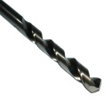 Długie spiralne wiertło 15,5x220 mm.DIN340.HSS. Do stali, tworzyw i drewna.