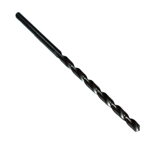 Długie spiralne wiertło 6,3x148 mm. DIN340.HSS. Do stali, tworzyw i drewna. Długie spiralne wiertło 6,3x148 mm. DIN340.HSS. Do stali, tworzyw i drewna.