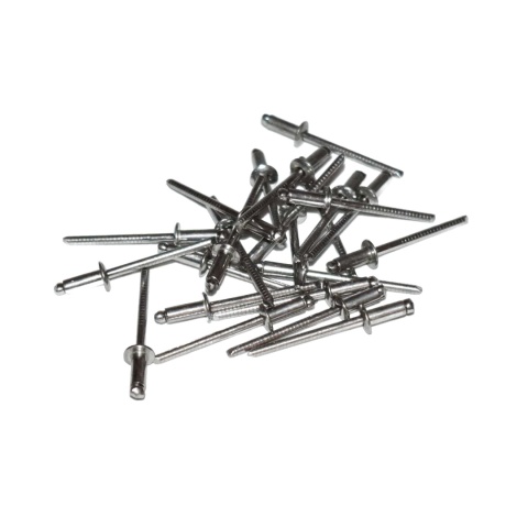 Nity zrywalne 4x12 A2 stal nierdzewna. 50 szt. Zakres zacisku: 6-8,5 mm.