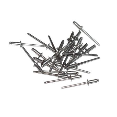 Nity zrywalne 4,8x12 A2 stal nierdzewna. 50 szt. Zakres zacisku: 6-8 mm.