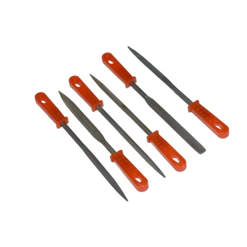 Pilniki iglaki 150 mm zestaw 6 szt - precyzyjne pilniki ręczne stal