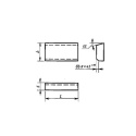 Płytki lutowane z węglika spiekanego 62311 H30. ISO: Р25-Р35. 22x18x7 mm.