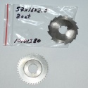 Frez tarczowy piłkowy 57x16x2,0 mm - 2 szt. HSS cięcie i frezowanie