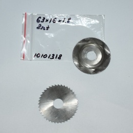Frez tarczowy piłkowy 63x16x1,8 mm - 2 szt. HSS cięcie i frezowanie