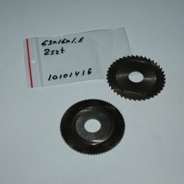 Frez tarczowy piłkowy 63x16x1,8 mm - 2 szt. HSS cięcie i frezowanie