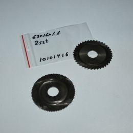 Frez tarczowy piłkowy 63x16x1,8 mm - 2 szt. HSS cięcie i frezowanie