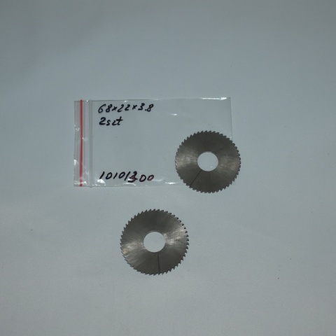 Frez tarczowy piłkowy 68x22x3,80 mm - 2 szt. HSS cięcie i frezowanie
