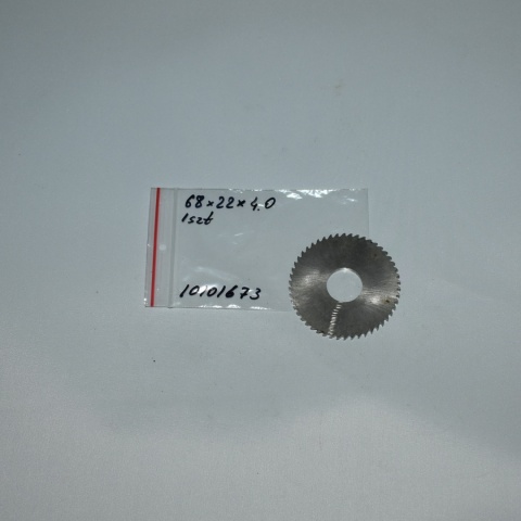 Frez tarczowy piłkowy 68x22x4,0 mm. HSS precyzyjne cięcie i frezowanie