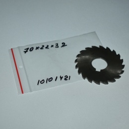 Frez tarczowy piłkowy 70x22x3,20 mm. HSS precyzyjne cięcie i frezowanie
