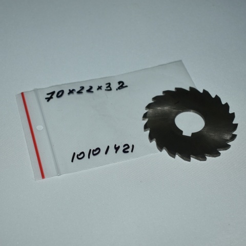 Frez tarczowy piłkowy 70x22x3,20 mm. HSS precyzyjne cięcie i frezowanie Frez tarczowy piłkowy 70x22x3,20 mm. HSS precyzyjne cięcie i frezowanie