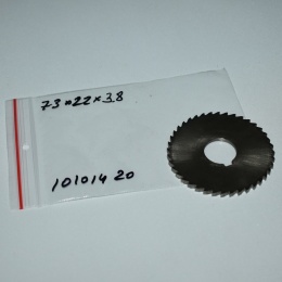 Frez tarczowy piłkowy 73x22x3,8 mm. HSS precyzyjne cięcie i frezowanie