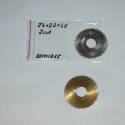 Frez tarczowy piłkowy 74x22x1,60 mm - 2 szt. HSS cięcie i frezowanie