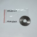 Frez tarczowy piłkowy 75x22x3,5 mm. HSS precyzyjne cięcie i frezowanie
