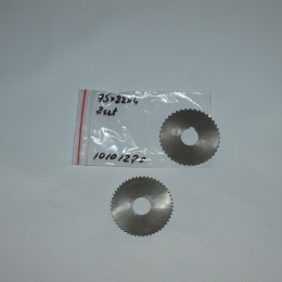 Frez tarczowy piłkowy 75x22x4,0 mm - 2 szt. HSS cięcie i frezowanie