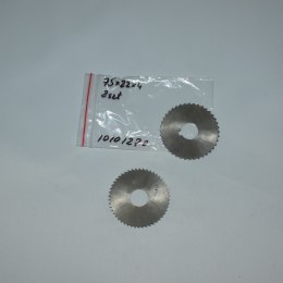 Frez tarczowy piłkowy 75x22x4,0 mm - 2 szt. HSS cięcie i frezowanie