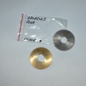 Frez tarczowy piłkowy 77x22x2,5 mm - 2 szt. HSS cięcie i frezowanie