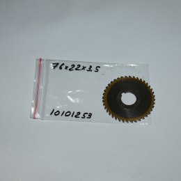 Frez tarczowy piłkowy 78x22x3,5 mm. HSS precyzyjne cięcie i frezowanie