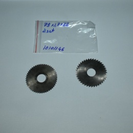 Frez tarczowy piłkowy 79x22x1,7 mm - 2 szt. HSS cięcie i frezowanie
