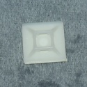 Element mocujący samoprzylepny do opasek kablowych 19x19 mm. NEUTRAL