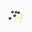 Element mocujący samoprzylepny do opasek kablowych 19x19 mm. UV BLACK