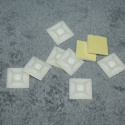 Element mocujący samoprzylepny do opasek kablowych 27,7x27,7 mm. NEUTRAL
