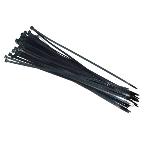 Opaski zaciskowe kablowe czarny 190x4,7 mm - 50 szt. Trytytki trytki taśma Opaski zaciskowe kablowe czarny 190x4,7 mm - 50 szt. Trytytki trytki taśma