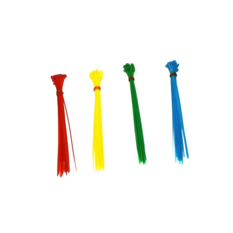 Opaski zaciskowe kablowe kolorowe 200x2,5mm - 120 szt Trytytki trytki taśma Opaski zaciskowe kablowe kolorowe 200x2,5mm - 120 szt Trytytki trytki taśma