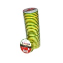 Taśma izolacyjna 19 mm * 0,13 mm * 20 m. Żólto-zielona.