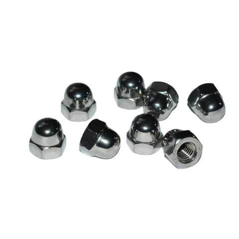 Nakrętka nierdzewna A2 kołpakowa 6-kątne M4. Kapturek ślepa DIN1587. 20 szt Nakrętka nierdzewna A2 kołpakowa 6-kątne M4. Kapturek ślepa DIN1587. 20 szt