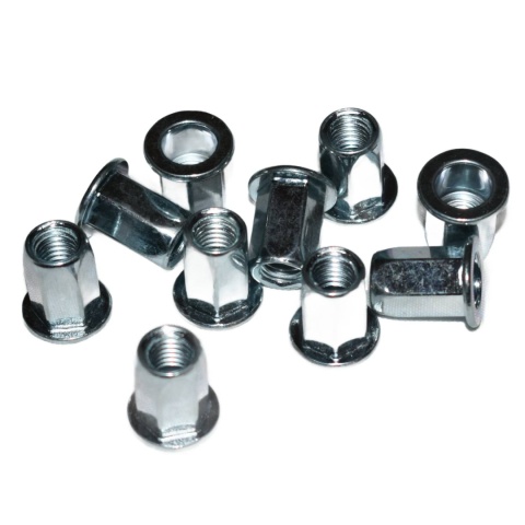 Nitonakrętka sześciokątna M5x13 mm. 20 szt. Zakres mocowania 0,5-2,5 mm. Nitonakrętka sześciokątna M5x13 mm. 20 szt. Zakres mocowania 0,5-2,5 mm.