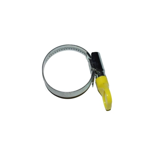 Opaska ślimakowa z motylkiem 8-12 mm. Zaciskowa obejma montażowa.