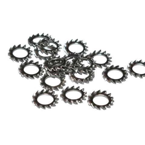 Podkładka wachlarzowa ząbkowana M4 nierdzewna A2 DIN 6798 - 20 szt. Podkładka wachlarzowa ząbkowana M4 nierdzewna A2 DIN 6798 - 20 szt.