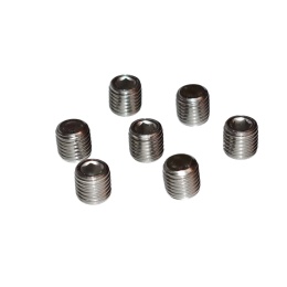 Dociskowy wkręt robaczek A2 - koniec płaski, M12x10 mm, stal nierdzewna.