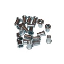 Nitonakrętka walcowa stal M5x16 mm. 20 szt. Zakres 2,5-5 mm. Gładką tuleją