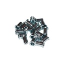 Nitonakrętka walcowa stal M5x16 mm. 20 szt. Zakres 2,5-5 mm. Gładką tuleją