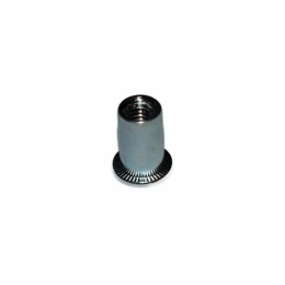 Nitonakrętka walcowa stal M6x14 mm. 20 szt. Zakres 0,5-3 mm. Gładką tuleją