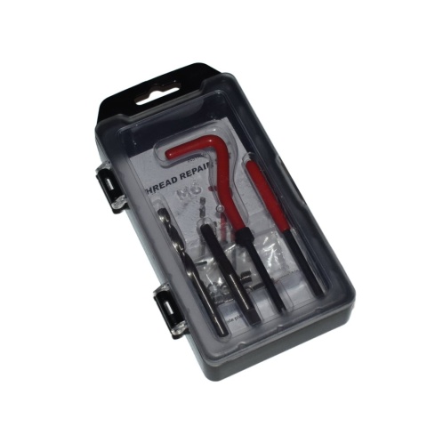 Zestaw do naprawy gwintów M6x1.0 - 15 szt. Wkładki regeneracyjne.