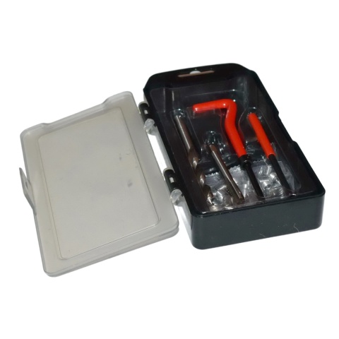 Zestaw do naprawy gwintów M6x1.0 - 15 szt. Wkładki regeneracyjne.