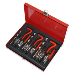 Zestaw do naprawy gwintów M6 M8 M10. Wkładki regeneracyjne. 88 elementów.